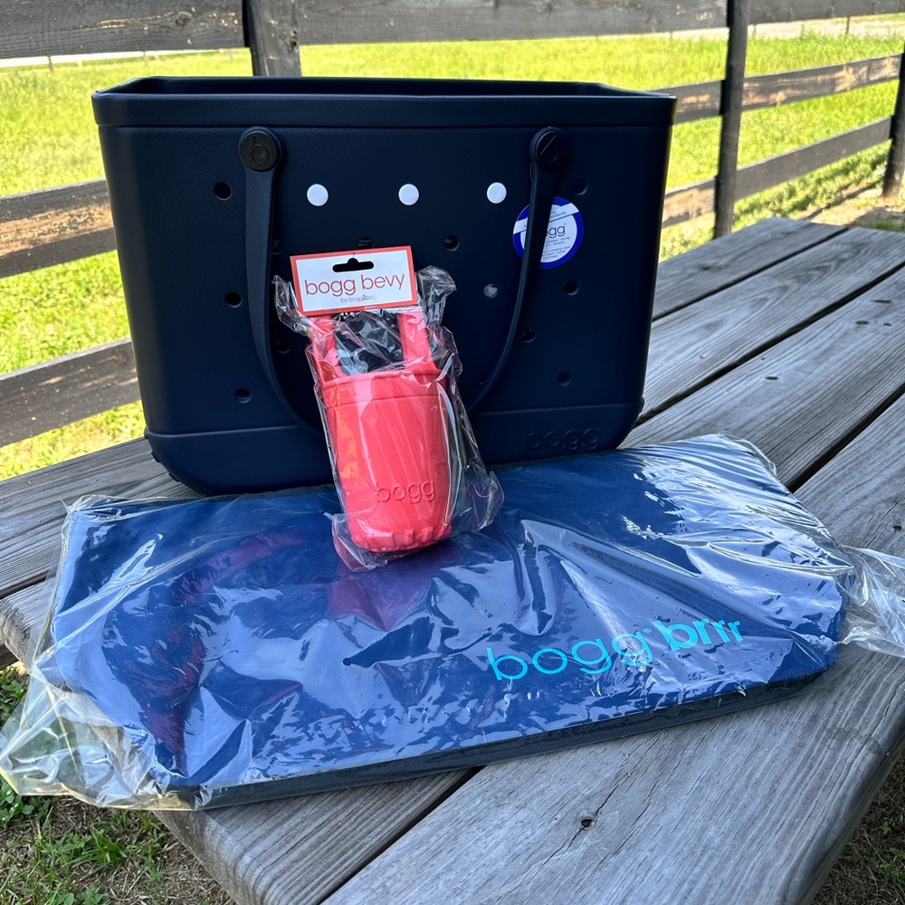 Original Bogg®️ Bag Navy Tote with Accessories